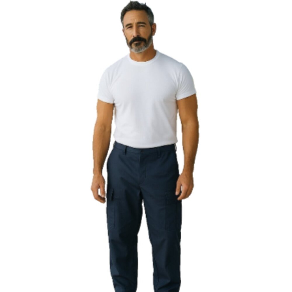 Jordan Craig Mens Cargo Pants Gray 32x30 Dressy Straight Leg Casual Trousers EUC - Picture 2 of 16